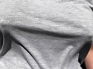 my horny stepmom artemisia love has big boobs bouncing outdoor!