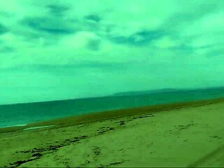 Guy On NUDE BEACH Spills A Lot Of MILK