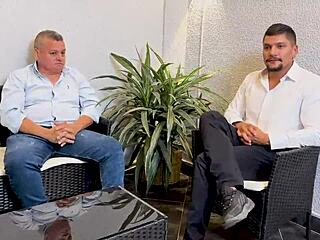 Curvy milf housewife fucks her cockhold husbands best friends rough sex - kiley eliish tibasins