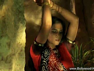dreamy indian beauty pure seduction with teasing and striptease