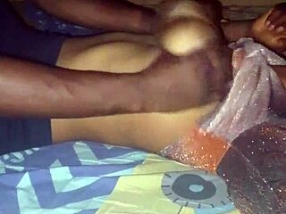 Massaging My Girlfriend's Big Tits Through Her See-Through Bra