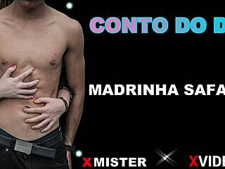 Naughty Brazilian Godmother Seduces Amateur Lover with Teasing Moves