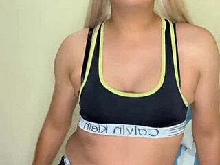 Athletic Transsexual's Rich Tits Displayed