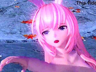 Megurine Luka's Passionate Nude Display In Project Diva Mod