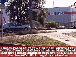 German Latina MILF caught in public sex pickup in Berlin park POV