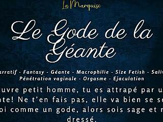 Le gode de la géante - french audio joi macrophilia