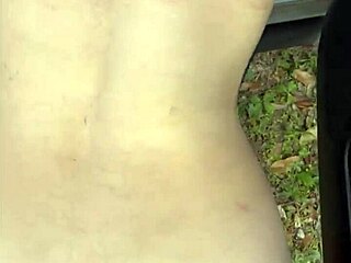 Thick White Girl Bent Over Naked and Fucked Publicly Midday