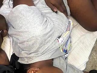 sweet pussy gets roughly fucked in a quick teen encounter