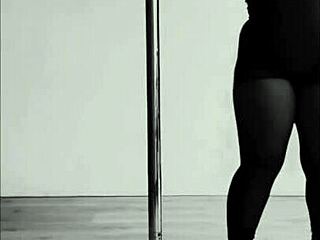 Pinay Pole Dancer Wears Heels for Aerial Hoops