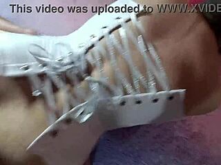 Deep anal double penetration for the latina wife rented to her husband's boss