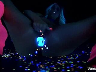 Samantha Saint Teases Her Big Tits and Pussy in Solo Play