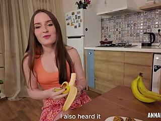 Annafirepussy's Pussy Tastes Like Banana, Tested By Her Squirt.
