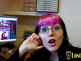 Crazy Teen Ginger Roze Squirts While Fingering and Ass Fucked