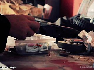 Phony Sheriff Fucks Bound Students in Rough Group Session with Choking and Gagging