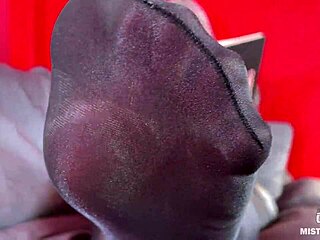 My anthracite nylon feet rubbing against each other near your face. What do you think?