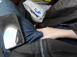 PUBLIC AIRPLANE HANDJOB AND BLOWJOB - LEXI AAANE