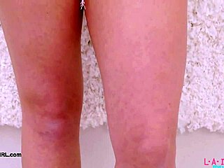 Cute Teen Blonde Model Boldly Displays Her Sexy Body.