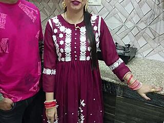 indian bhabhi gets hard fuck from devar in kitchen