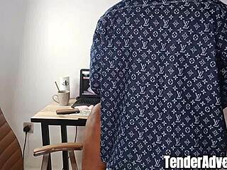 Delivering Big Black Dick In Office