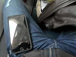 PUBLIC AIRPLANE HANDJOB AND BLOWJOB - LEXI AAANE