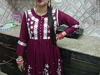 indian bhabhi gets hard fuck from devar in kitchen