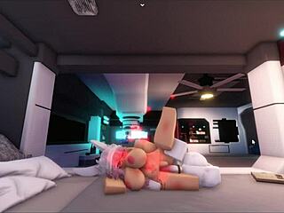 Breaking her in Roblox game 😎