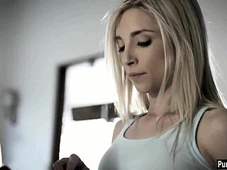 Young stepdaughter interested in stepfather's large member