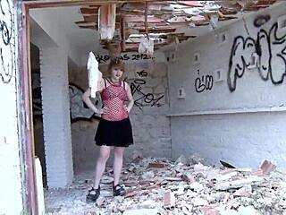 Young Spanish babe Blu Ttie Kat gets her ass fucked hard