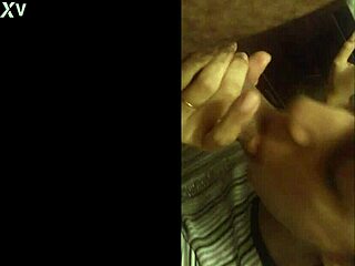 Married Woman Sucking Cock in the Kitchen Close-Up