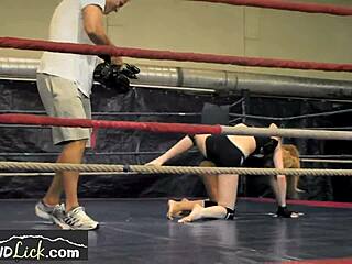 european lesbian babes wrestling in athletic competition