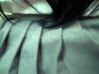 schoolgirl feels excited during backyard sex and room passion