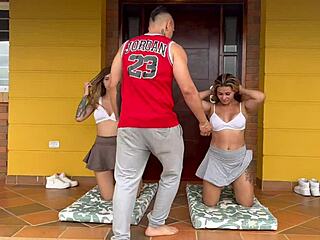 Yoga Instructor Fucks Colombian Couple Roughly In Positions - Smith