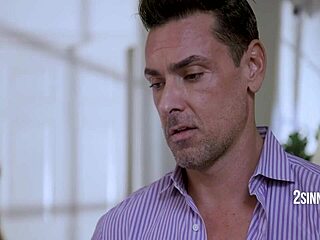 Nurse performs oral on doctor in hospital.