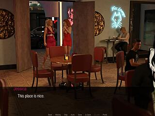 Check out Jessica Oneil in stockings with straps and upskirt in Hard News Ep 33