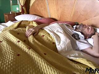 Oh God! Brunette Maid Takes Rough Ass Fucking!