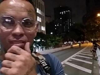 Did I fuck that hot brunette black on the street despite the danger?