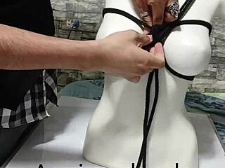 tutorial on tying breasts in bdsm 😏