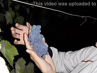 She thanked me for the grapes with cunnilingus, licking my wet pussy deep.