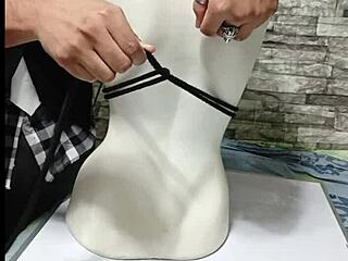 tutorial on tying breasts in bdsm 😏