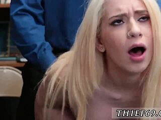 Police medical exam with big tit blonde cop and teen thief. What happens next?