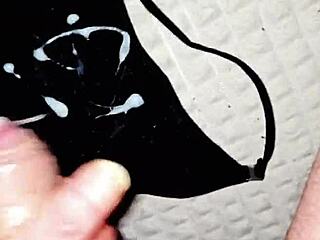 In this whatsapp sex video, a woman strips to underwear for a steamy camshot with big tits and monster cock