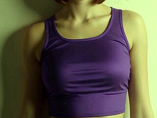 Blindfolded eastern european lingerie models