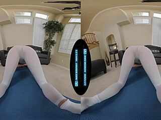 yoga teacher selina bentz gets horny during close-up lesson