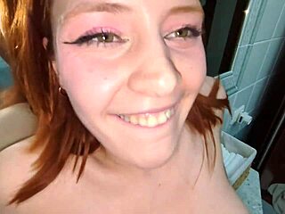 i spy my stepbrother in the bathroom then he bangs me hard