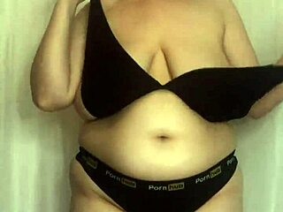 Trying Bikini Bras On Big Ass Bbw Chubby Tits