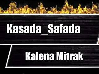 Kalena Mitrak watches her follower jerk off as she takes a hard cock.