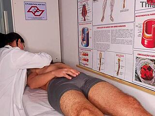 Erection in front of nurse leads to banging