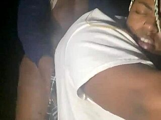 sexy bbw sucks dick and gets fucked in dark forest