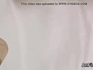 Spicy lesbian stunners are fist fucking wet snatches and anuses