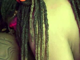 boyfriend's big black dick gets licked and fucked deep